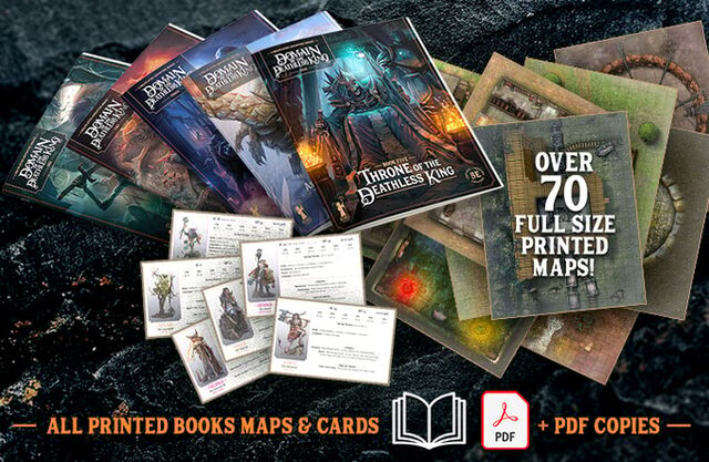 Domain of the Deathless King - Softback All-In Bundle