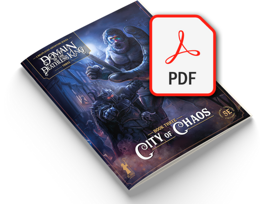 Domain of the Deathless King - Softback Book 3: City of Chaos