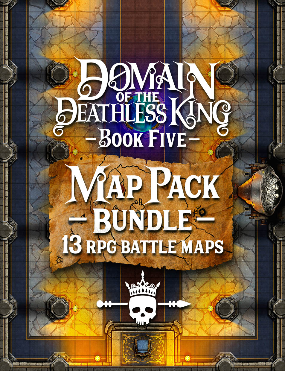 Domain of the Deathless King - Printed Map Bundle