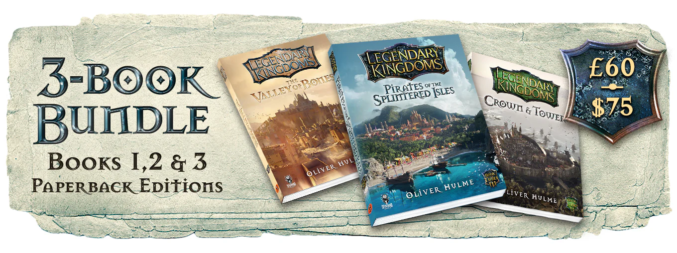 Legendary Kingdoms Bundle (Book 1, 2 & 3) - Softback