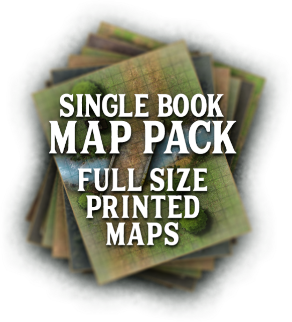Domain of the Deathless King Printed Map Pack - Book 5: Throne of the Deathless King