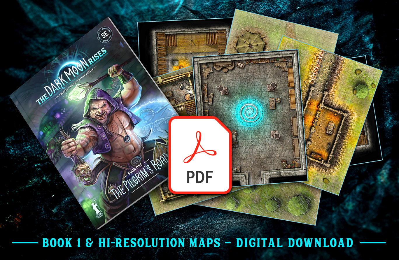 The Dark Moon Rises: Book 1 Digital Book & Map Set Bundle