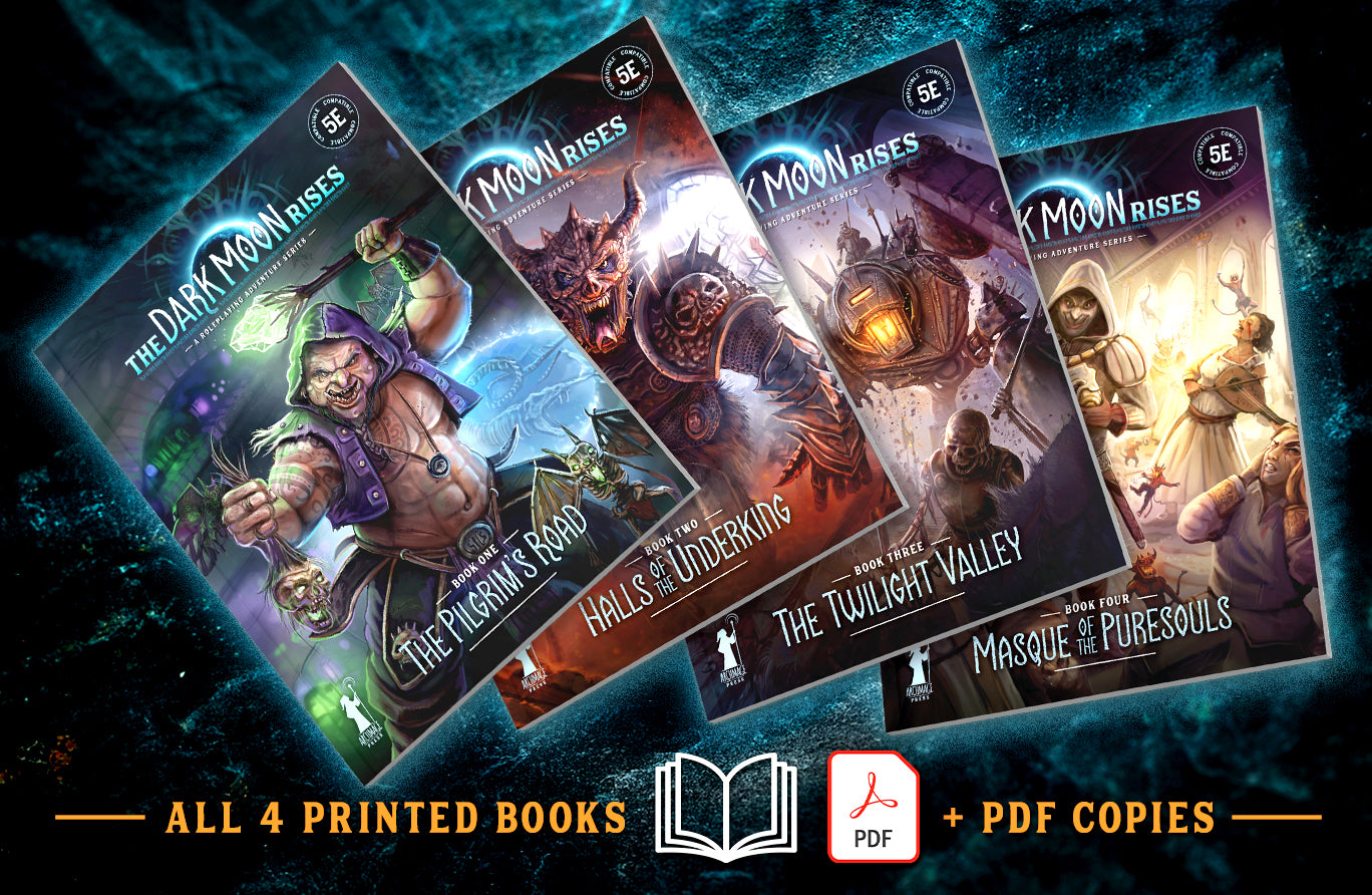 The Dark Moon Rises: 4-book Softback Bundle