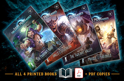 The Dark Moon Rises: 4-book Softback Bundle