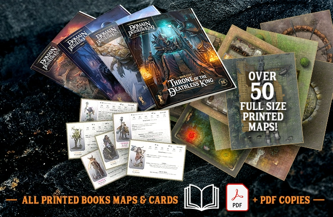 Domain of the Deathless King - Upgrade Bundle - All In Printed & Digital