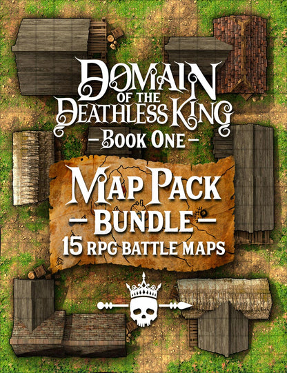 Domain of the Deathless King - Printed Map Bundle
