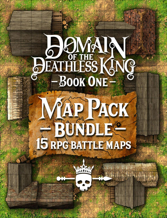 Domain of the Deathless King - Printed Map Bundle