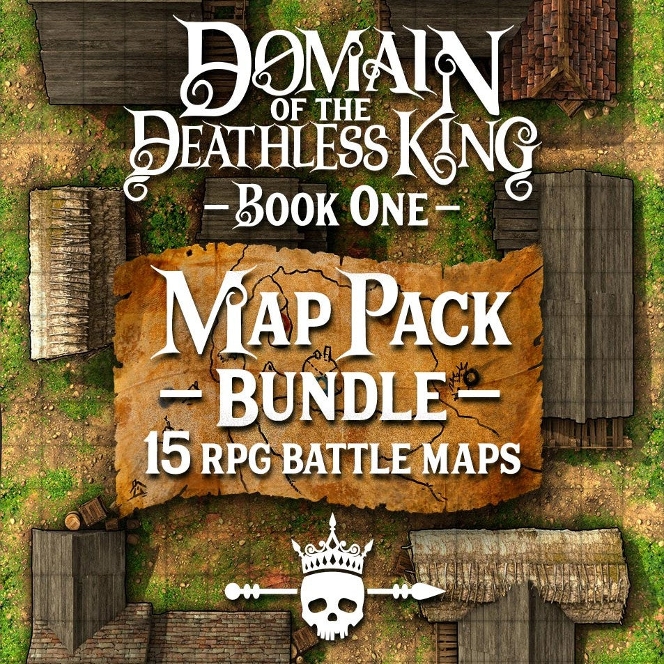 Domain of the Deathless King Printed Map Pack - Book 1: Expedition to Eagles Watch