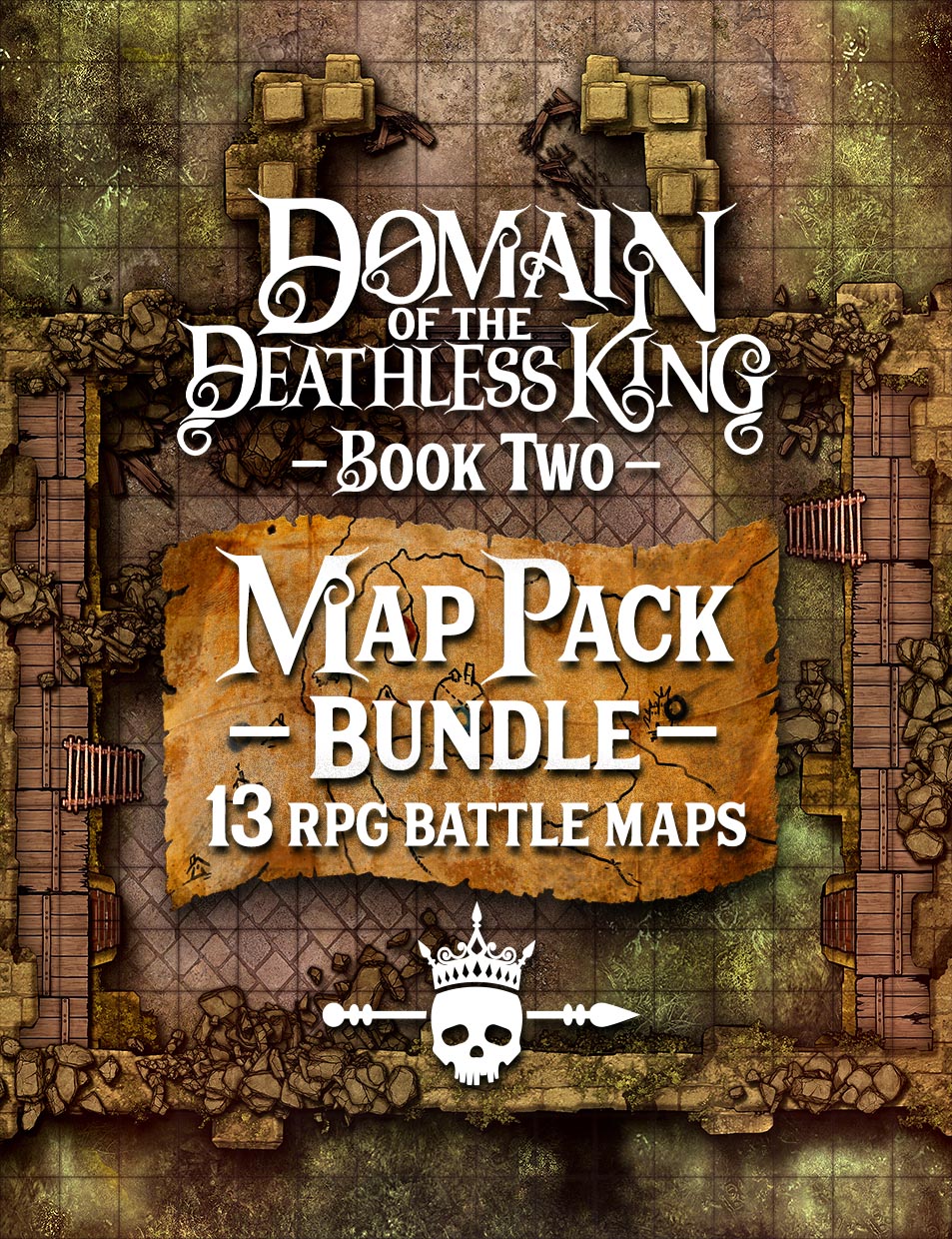 Domain of the Deathless King - Printed Map Bundle