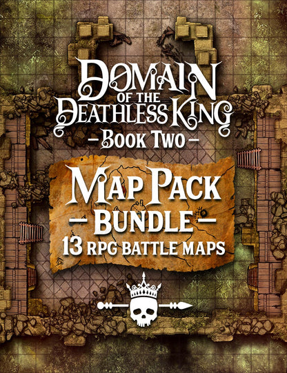 Domain of the Deathless King - Printed Map Bundle