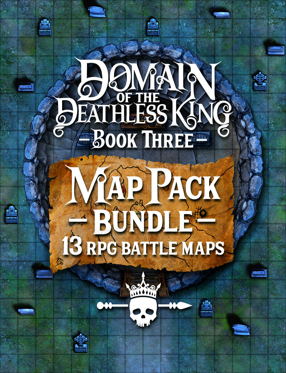 Domain of the Deathless King - Printed Map Bundle