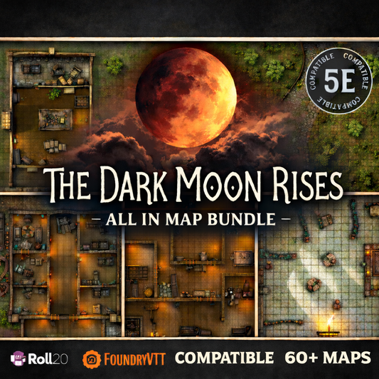 The Dark Moon Rises: Printed Map Bundle