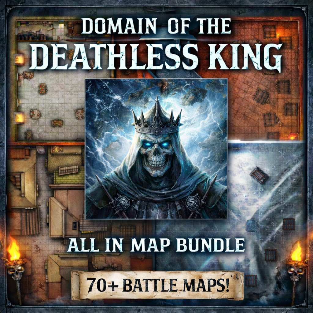 Domain of the Deathless King - Printed Map Bundle